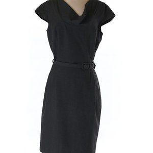 Calvin Klein Grey belted dress